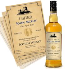 Personalised Wedding Day Malt Whisky