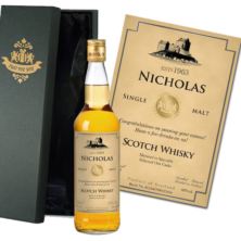 Personalised Single Malt Whisky