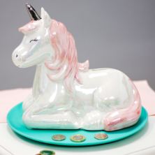 Rainbow Unicorn Money Box
