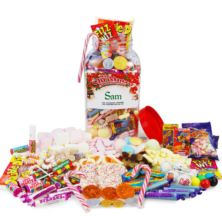 Personalised Christmas Sweetie Jar