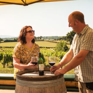 Wine or Beer Tasting for Two with Vineyard and Brewery Tours Product Image