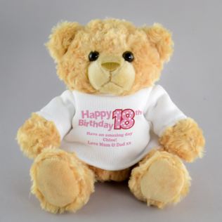 18th Birthday Personalised Honey Bear Product Image