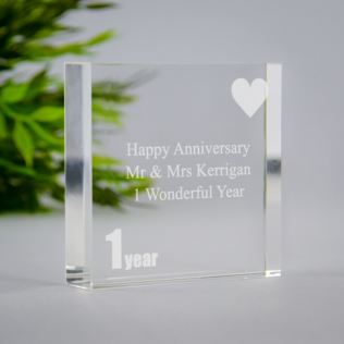 1st (Paper) Anniversary Keepsake Product Image