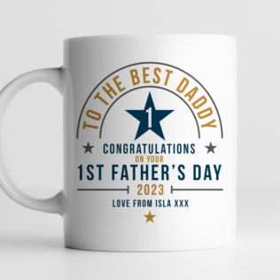 Personalised 1st Father's Day Mug Product Image