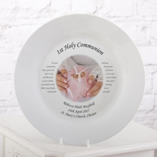 1st Holy Communion Personalised Photo Plate Product Image