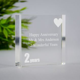 2nd (Cotton) Anniversary Keepsake Product Image