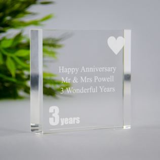 3rd (Leather) Anniversary Keepsake Product Image