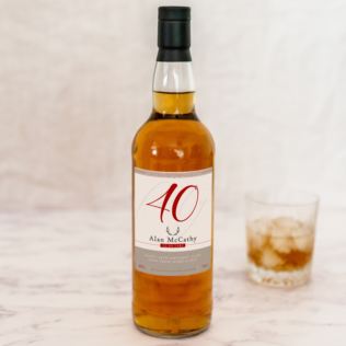 Personalised 40th Birthday Single Malt Whisky Product Image