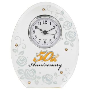 50th Anniversary Clock Product Image