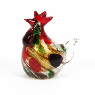 Objets d'art Glass Figurine - Cockeral Product Image