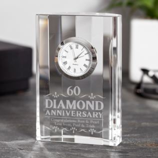 diamond wedding anniversary gifts for mum and dad