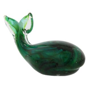 Objets d'art Glass Figurine - Whale Product Image