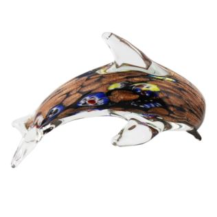 Objets d'art Glass Figurine - Dolphin Product Image
