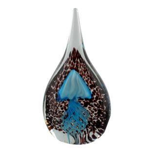 Objets d'art Glass Figurine - Teardrop Jelly Fish Product Image