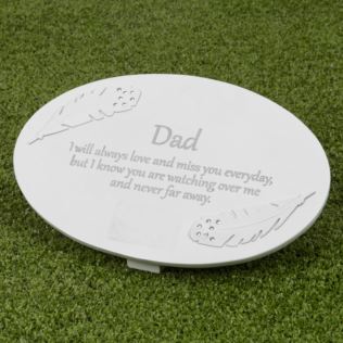 Thoughts of You Resin Memorial Plaque - Dad Product Image