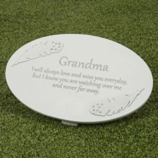 Thoughts of You Resin Memorial Plaque - Grandma Product Image
