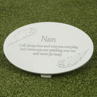 Thoughts of You Resin Memorial Plaque - Nan Product Image