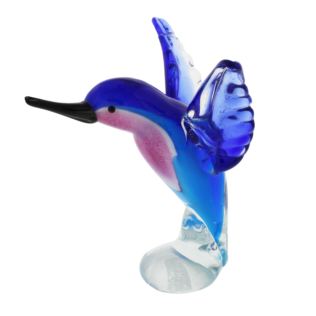 Objets d'art Glass Figurine - Hummingbird Product Image