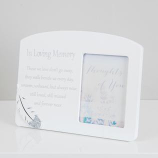 In Loving Memory Thoughts Of You Memorial Frame Product Image
