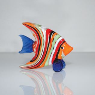 Objets d'art Miniature Glass Figurine - Fish 8cm Product Image