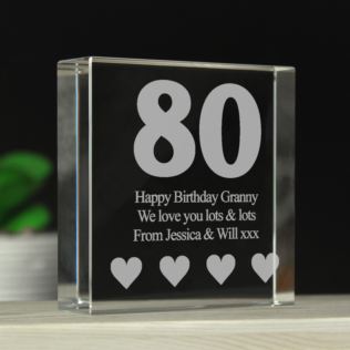 80th Birthday Keepsake Product Image