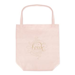 FRINGE STUDIO Pink Cotton Canvas Tote Bag - Bride Product Image