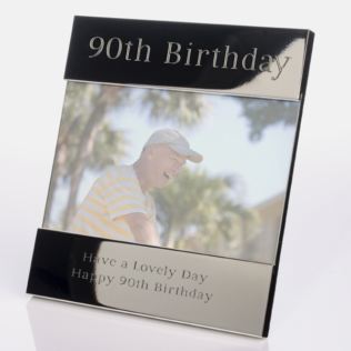 Engraved 90th Birthday Photo Frame Product Image