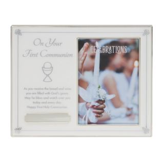 4" x 6" - Your First Communion Frame with Engraving Plate Product Image
