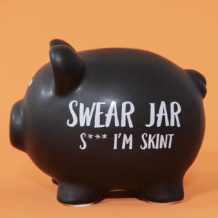 Pennies & Dreams Ceramic Piggy Bank - Swear Jar Product Image