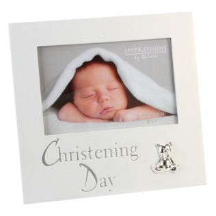 6" x 4" - Christening Day Pearlised Photo Frame Product Image