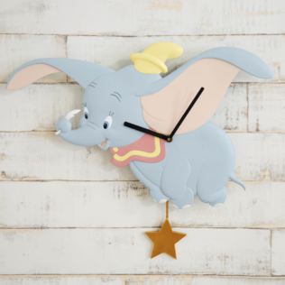 Magical Beginnings 3D Moulded Wall Clock - Dumbo Product Image