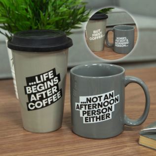 Ministry of Humour Mug & Travel Mug Gift Set Product Image