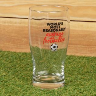 Armchair Supporters Society Pint Glass - Average Footballer Product Image