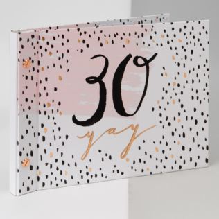 Luxe Birthday Guest Book & Photos - 30 Product Image