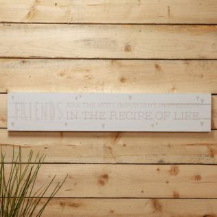 Love Life Giant Plaque - Friends Are The Most Important Product Image