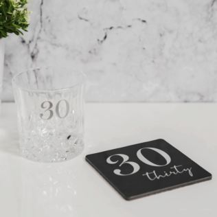 Milestones Whisky Glass & Coaster - 30 Product Image