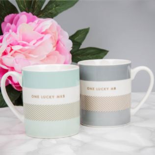 By Appointment Double Mug Set - One Lucky Mr & Mrs Product Image
