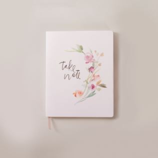 Garland Floral - Pink Floral Notebook Product Image