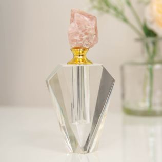 Estella Pink Stone & Glass Perfume Bottle Product Image
