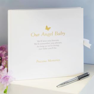 Thoughts of You Memorial Scrapbook - Our Angel Baby Product Image