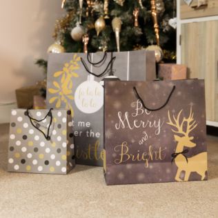 Tri-Coastal Design 'Holiday Glamour' Set of 3 Gift Bags Product Image