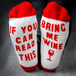 Bring Me Wine Socks Product Image