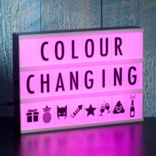 Colour Changing A4 Light Box with Letters & Symbols Product Image