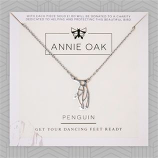 Geometric Penguin Necklace Product Image