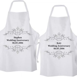 Personalised Anniversary Aprons Product Image
