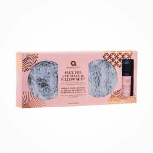 Grey Fur Eye Mask and Pillow Mist Gift Set Product Image