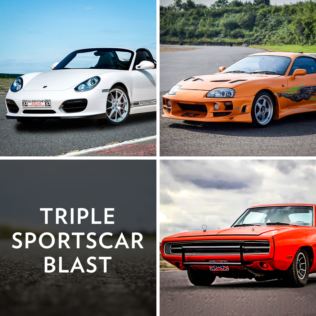 Triple Sportscar Blast Product Image