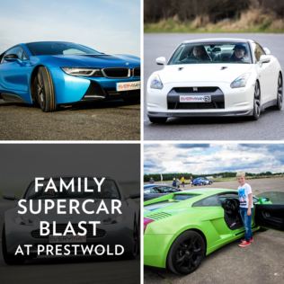 Family Supercar Blast at Prestwold Driving Centre Product Image