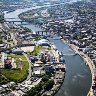 Extended Newcastle City & Angel of the North Helicopter Tour Product Image