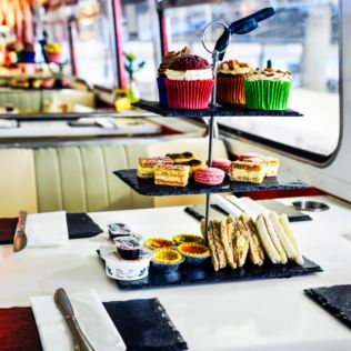 Red Bus Bistro Sparkling Afternoon Tea for Two Product Image